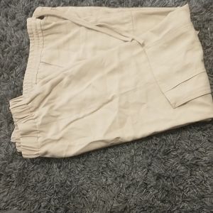 Zara, size L, and tan